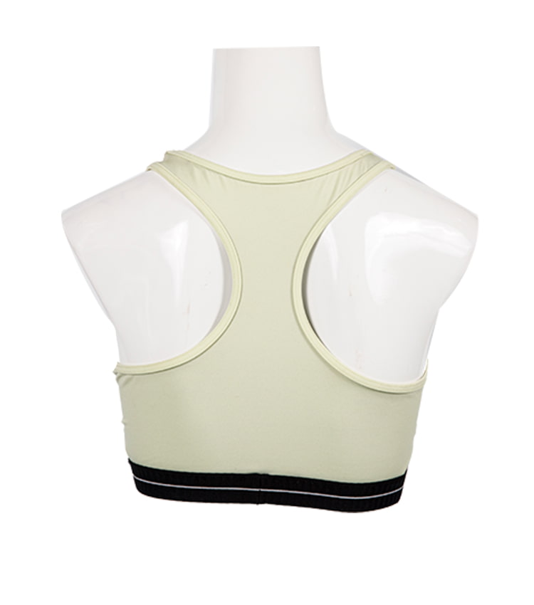 Sous-vêtements de yoga de gymnastique en cours d'exécution hauts logo personnalisé entraînement femmes soutien-gorge de sport haut court